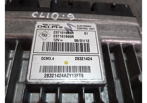 Блок управління двигуном Renault Clio III, 1,5dci, 237101989R